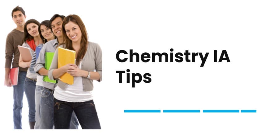 Chemisty IA tips